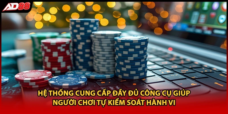 Hệ thống cung cấp đầy đủ công cụ giúp người chơi tự kiểm soát hành vi